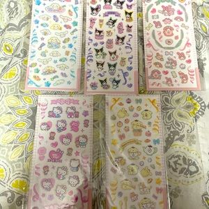 Sanrio glitter stickers